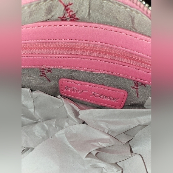 Betsey Johnson pink denim purse - Picture 8 of 15